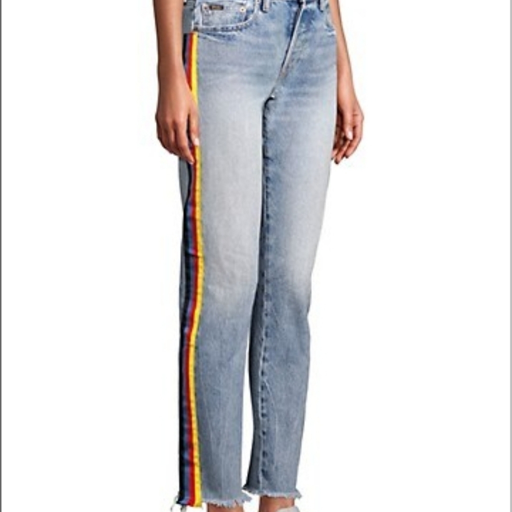 POLO Ralph Lauren Avery Boyfriend Jeans Rainbow